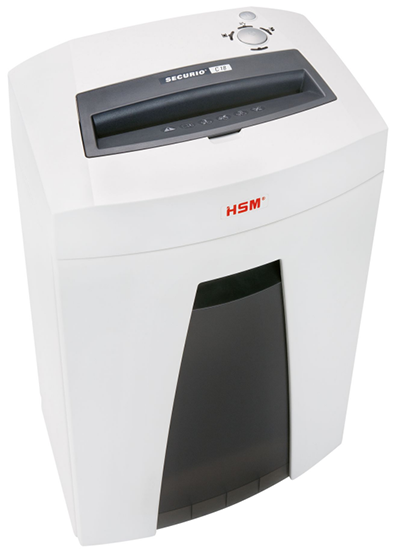 ขายถูก เครื่องทำลายเอกสาร HSM Securio C18 (1.9 x 15mm.) 6-7 แผ่น ตัดเป็นชิ้น