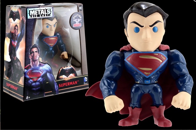 โมเดลฟิกเกอร์ Superman (Batman v Superman: Dawn of Justice) Metals Die-Cast Figure ความสูง 4 นิ้ว