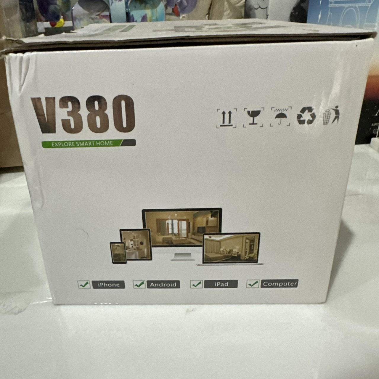 กล้องวงจรปิดไวไฟ Explore Smart HOme V380 รุ่น MVTB12