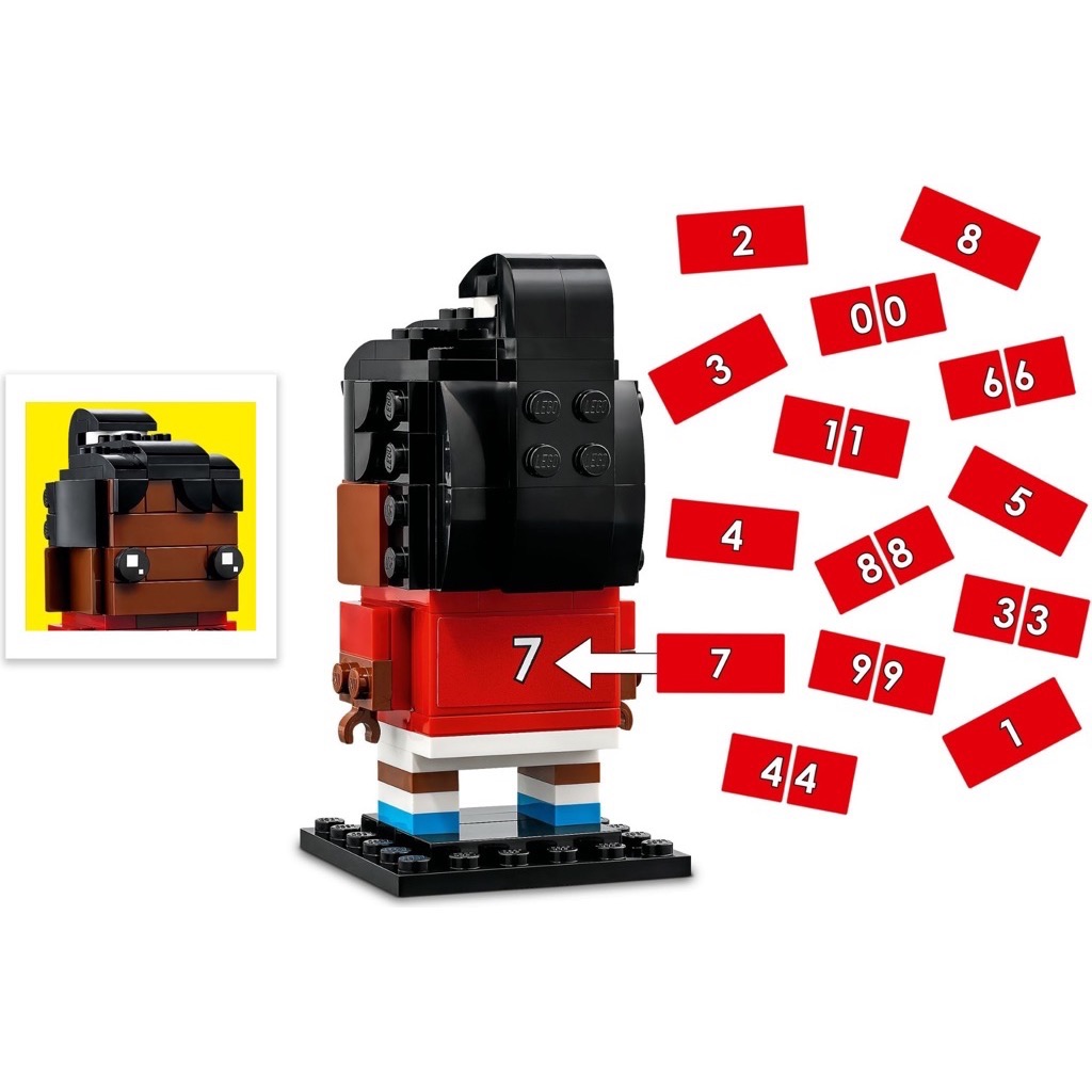 ตัวต่อเสริมทักษะ LEGO BRICKHEADZ - Manchester United Go Brick Me (แมนเชสเตอร์ ยูไนเต็ด) รุ่น 40541