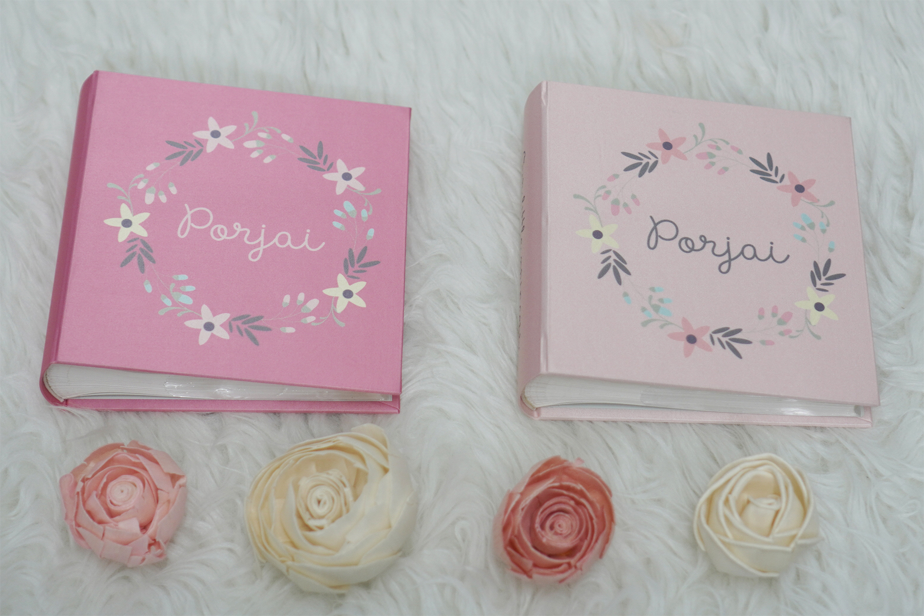 อัลบั้มสั่งทำใส่ชื่อ ลาย Floral Frame