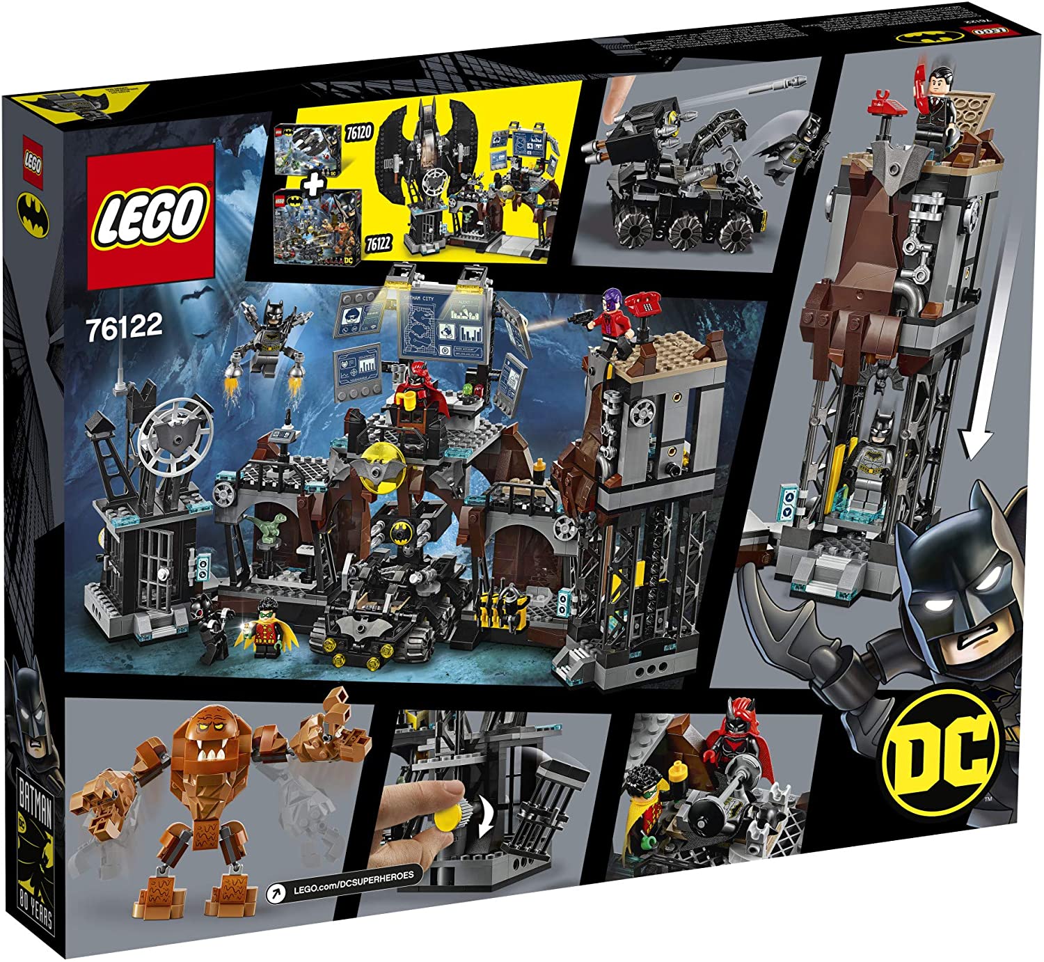 LEGO DC Comics Batman : Batcave Clayface™ Invasion เลโก้ ตัวต่อเสริมทักษะ ซุปเปอร์ฮีโร่ แบทเคฟ เคลย์เฟซ อินเวชั่น รุ่น 76122