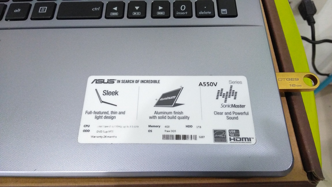 Asus A550VX XX053D
