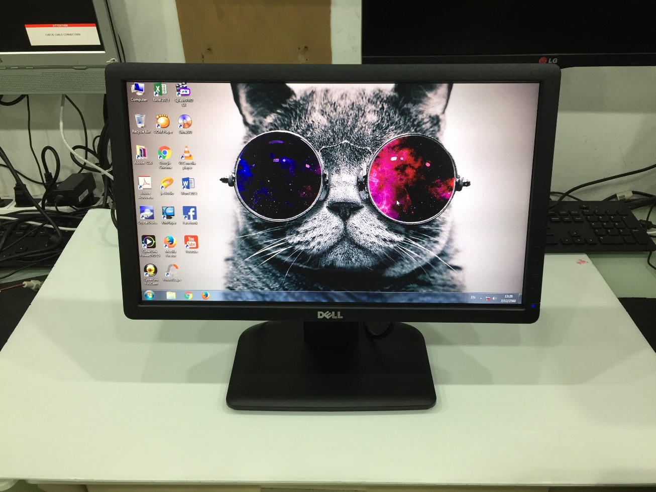 DELL E1912H 18.5" LED ใหม่เก่าเก็บ ครบกล่อง