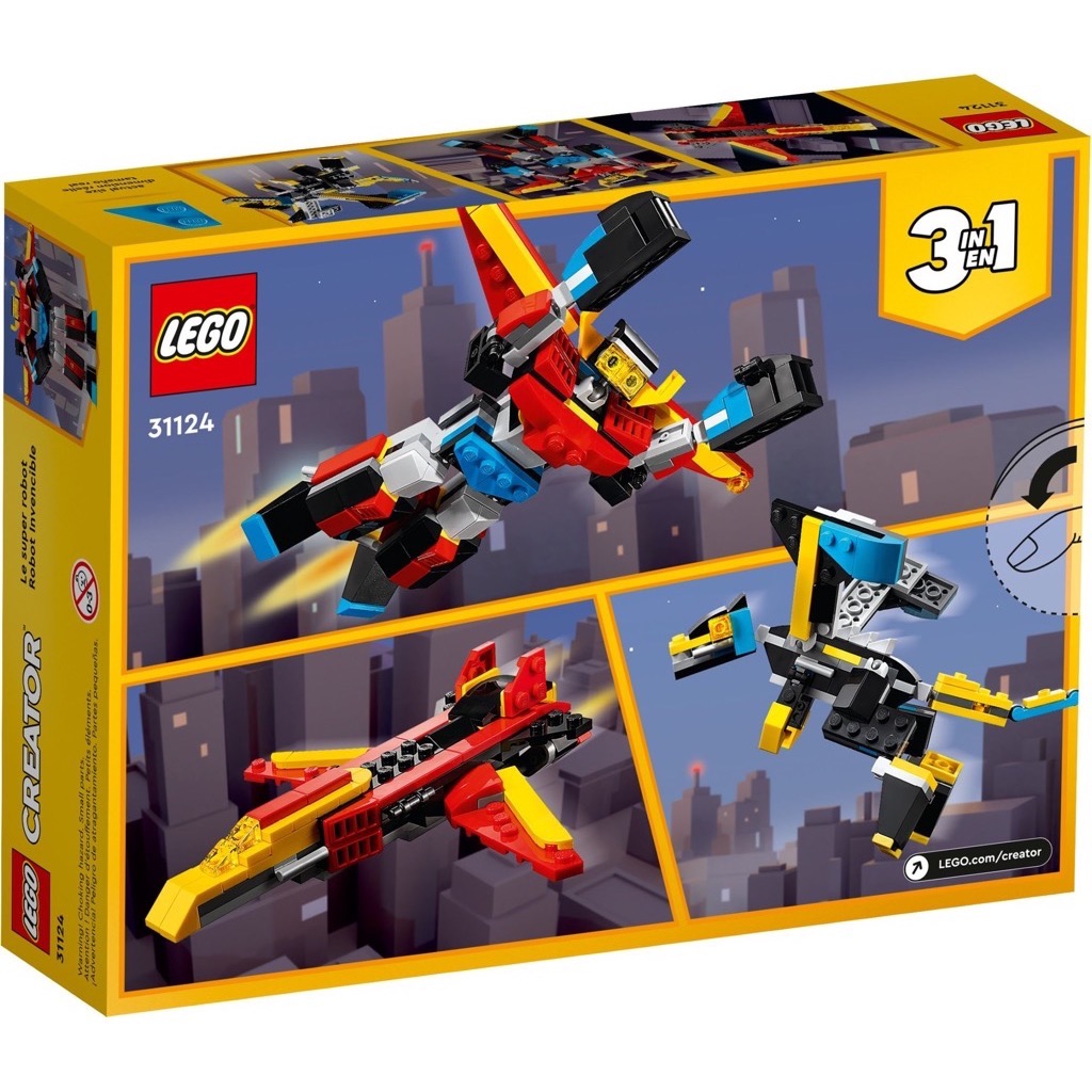 ตัวต่อเสริมทักษะ LEGO Creator - Super Robot รุ่น 31124