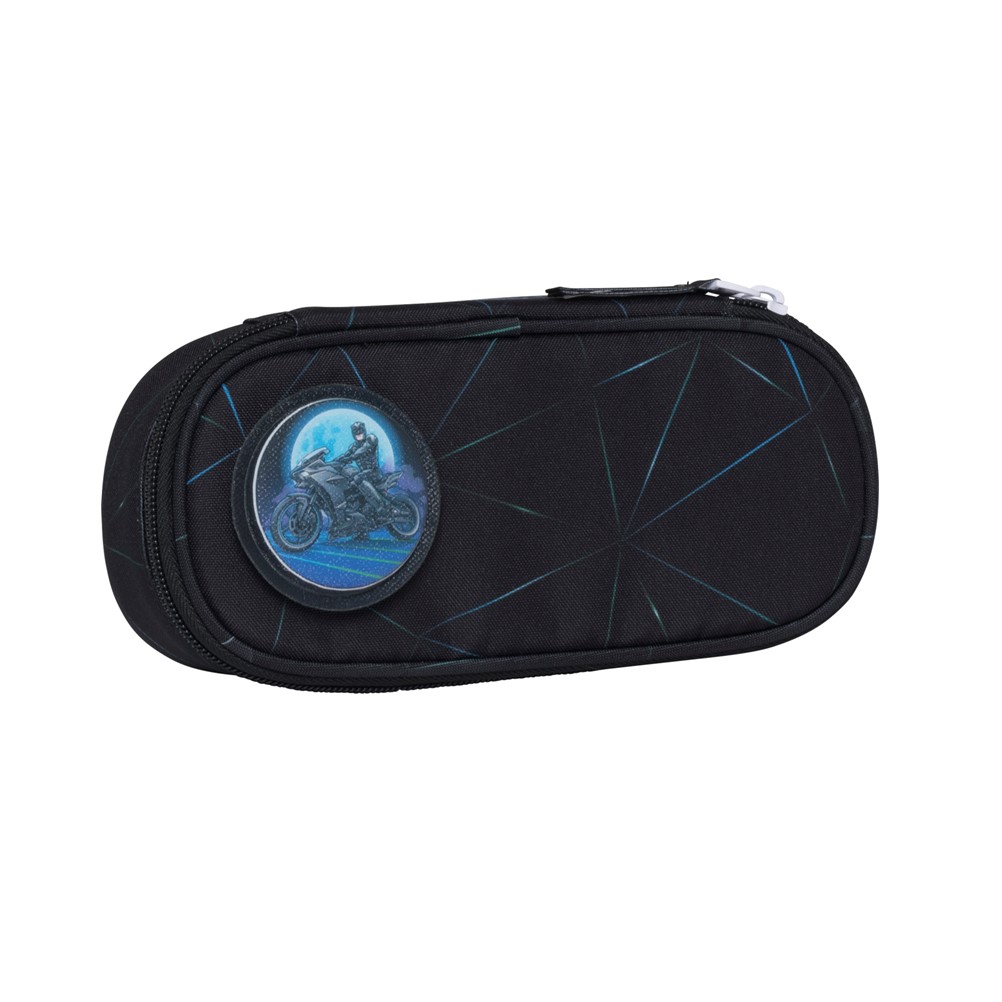 Oval pencil case, Night Rider