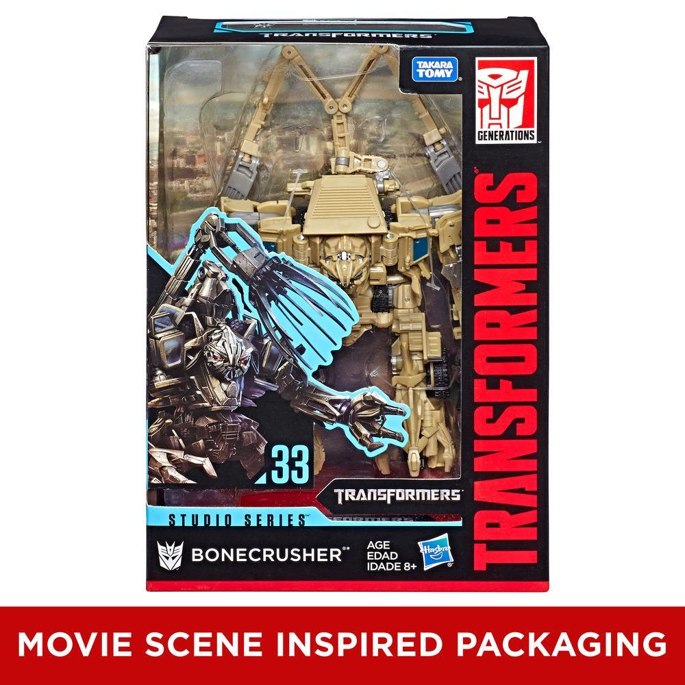 Hasbro Transformers Studio Series 33 Voyager Class Bonecrusher Action Figure 6.5 Inch ฮาสโบร ทรานสฟอเมอร์ส สตูดิโอ ซีรีย์ส 33 วอยเอเจอร์ คลาส หุ่นยนต์โบนคลัชเชอร์ 6.5 นิ้ว ลิขสิทธิ์แท้