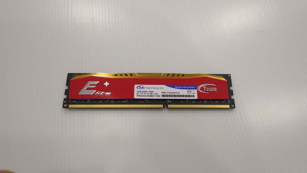TEAM ELITE + DDR3-1600 4GB