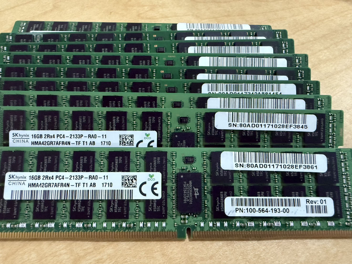 Ram Server Skhynix 16GB 2Rx4 PC4-2133P-RA0 มี 50 ตัว