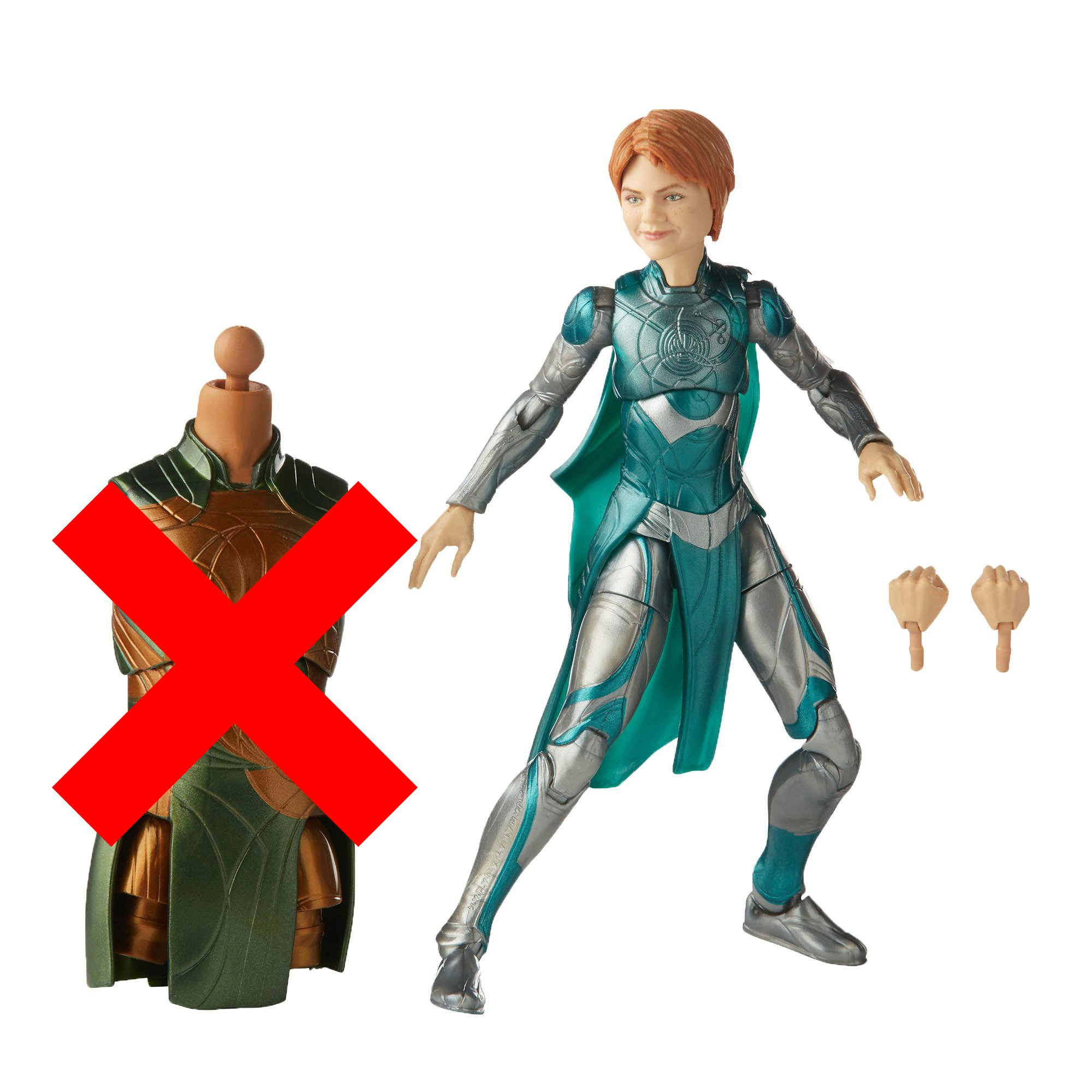 Hasbro Marvel Legends Series Eternals Sprite 6-inch Figure ฮาสโบร มาร์เวล เลเจนด์ ซีรี่ย์ส หุ่นโมเดลฟิกเกอร์ อีเทอนอลส์ สไปรท์ ขนาด 6 นิ้ว (No BAF) ลิขสิทธิ์แท้