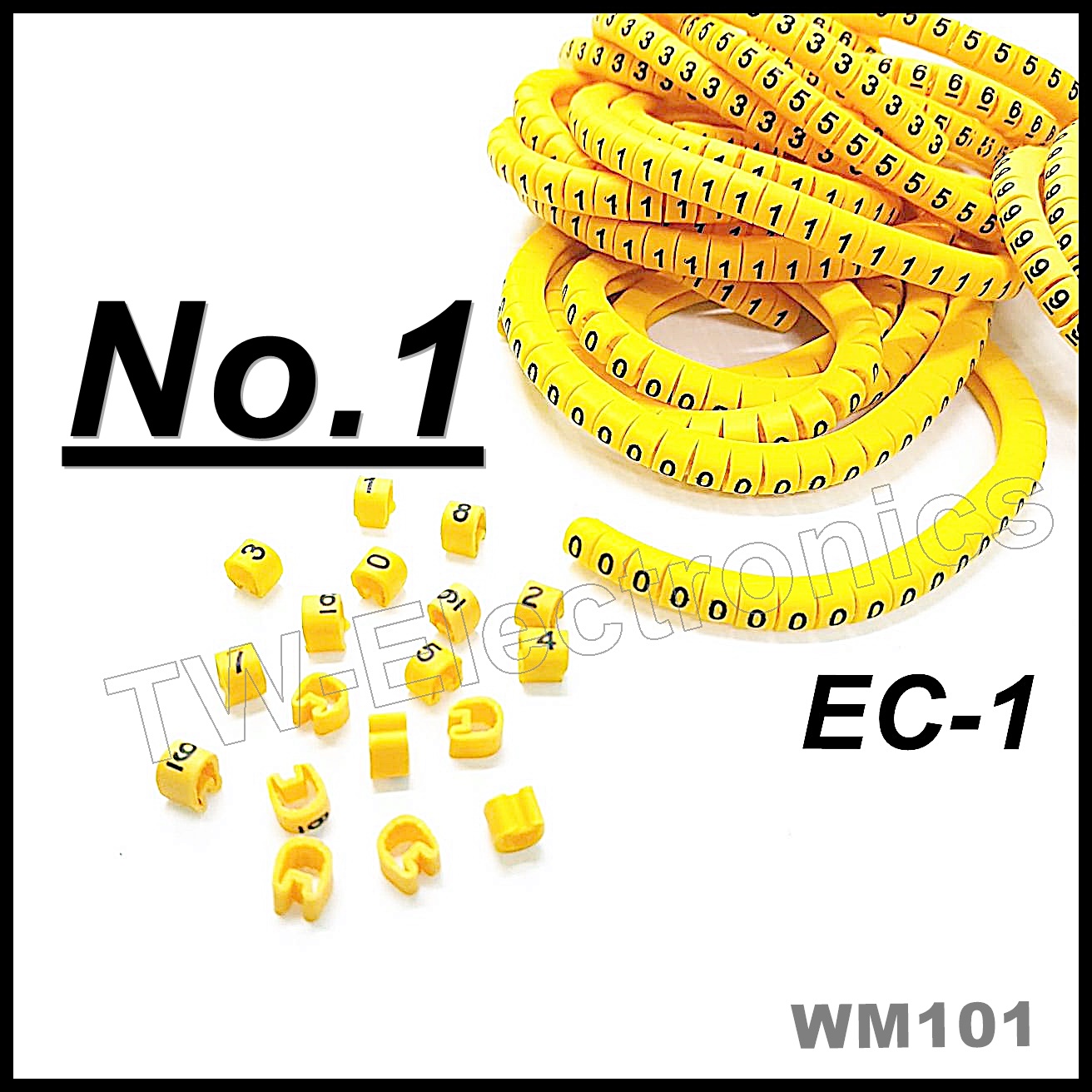 ตัวเลขมาร์คสาย No. 1 / EC-1 (WM101)