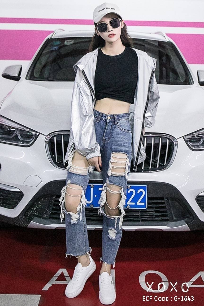 รองเท้าผ้าใบสไตล์ Sportขอบนิ่ม (สีแดง)