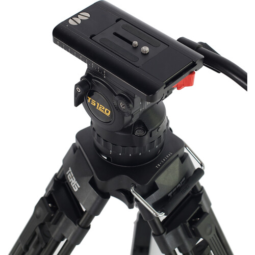 Teris TS120AL Fluid Head & Tripod Kit (Aluminum)