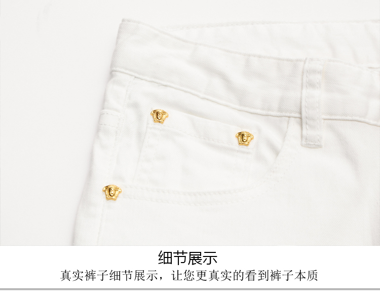 001020 กางเกงยีนส์ Ajaz James Denim Style Versace Italy New Summer 2019 Jeans Slim feet Size 28-38