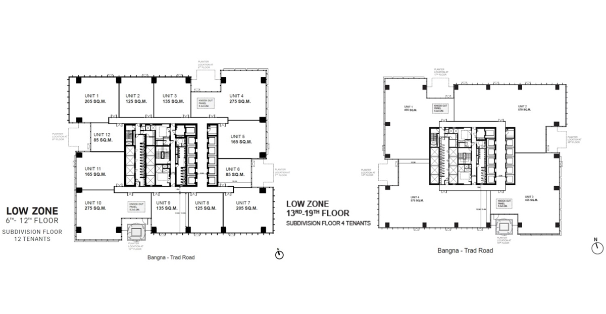 เอไอเอ อีสต์ เกตเวย์ (AIA East Gateway) สำนักงานให้เช่า ติดถนนบางนา-ตราด ใกล้รถไฟฟ้า MRT สายสีเหลือง สถานีศรีเอี่ยม 350 เมตร