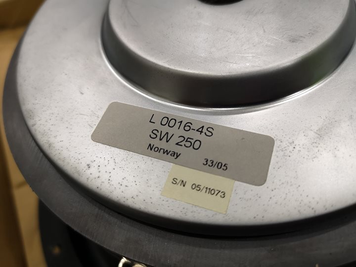 SEAS SW250 'Lotus' 10" 4Ohm. Car Subwoofer