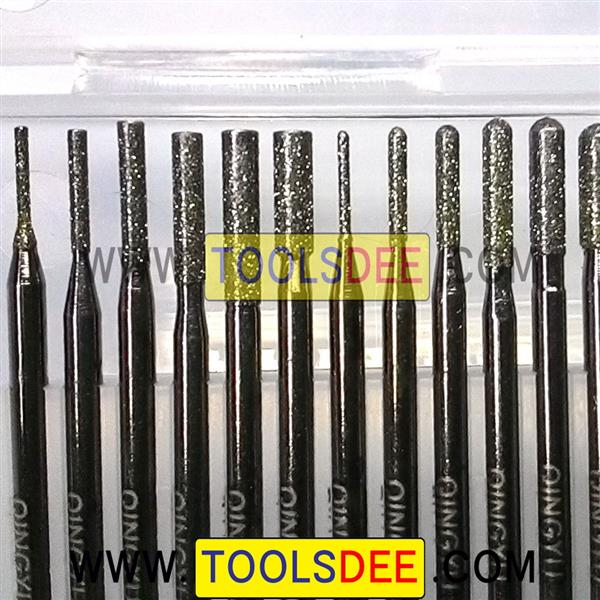 หัวเจียรเพชรแกน 3 มิล. คุณภาพสูง