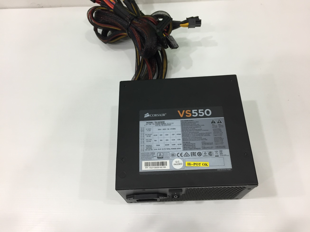 Corsair VS550 550W. 80+