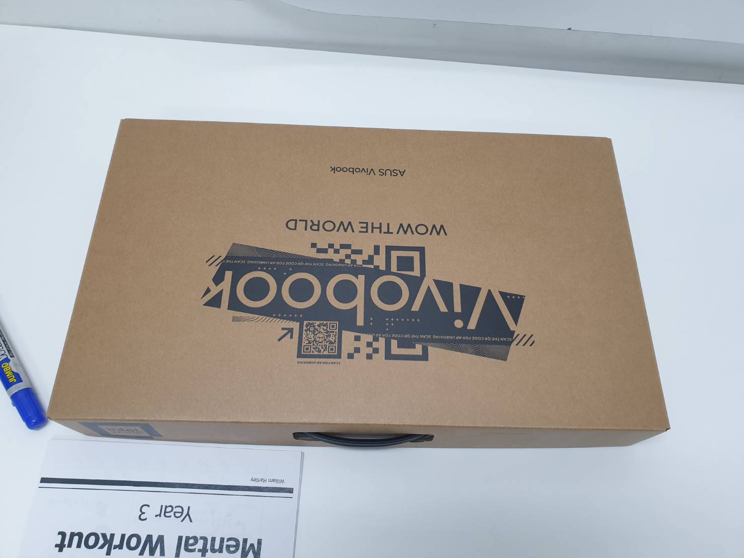 โน๊ตบุ๊ค Asus Vivibook Notebook i3 gen12 i3-N305 Ram 8GB m.2 512 ใหม่มากมีกล่องมีประกัน