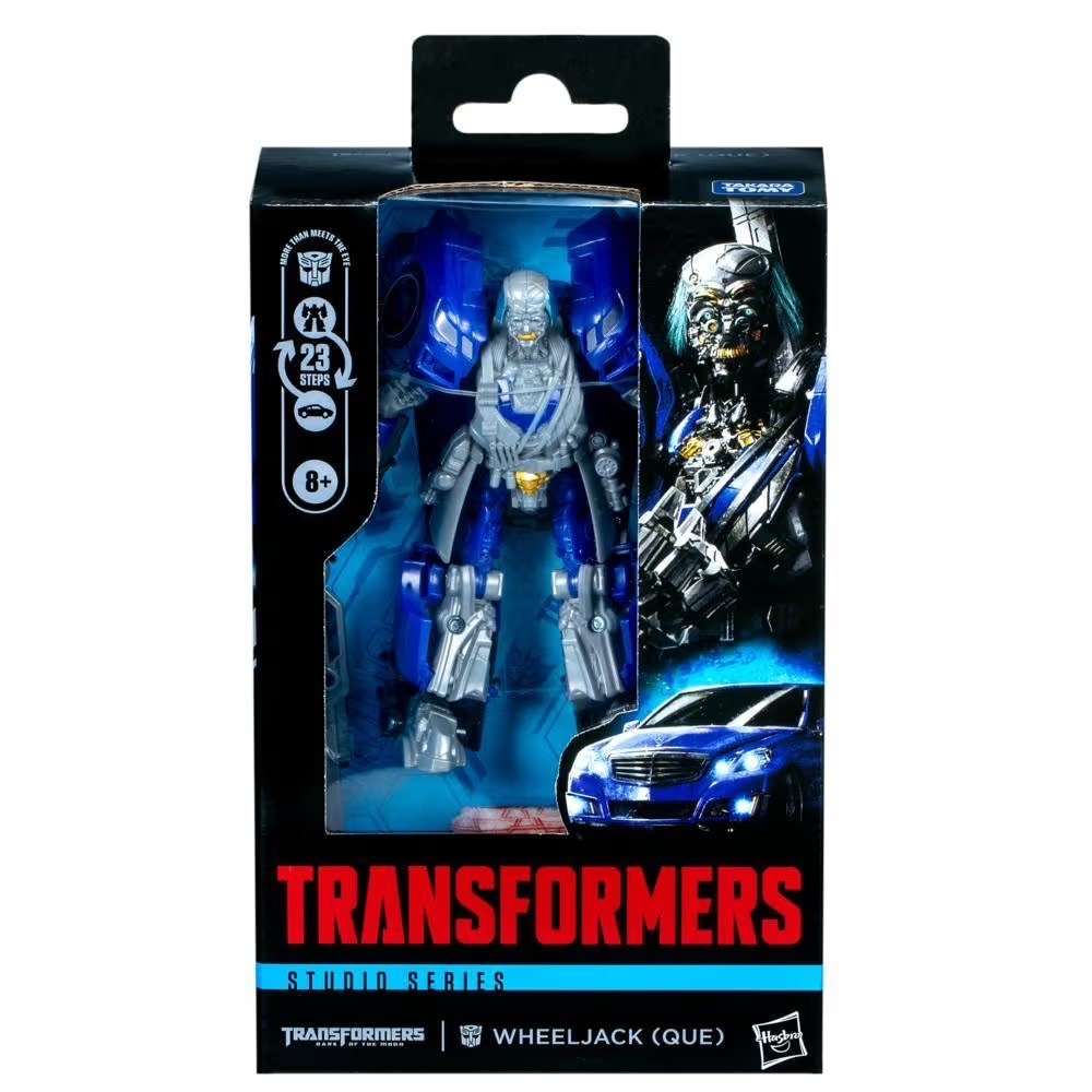 Hasbro Transformers Studio Series Deluxe Class Dark of the Moon Wheeljack (Que) Action Figure ฮาสโบร ทรานสฟอเมอร์ส สตูดิโอ ซีรีย์ส ดีลักซ์ คลาส หุ่นยนต์วีลแจ็ค(คิว) ขนาด 5 นิ้ว ลิขสิทธิ์แท้
