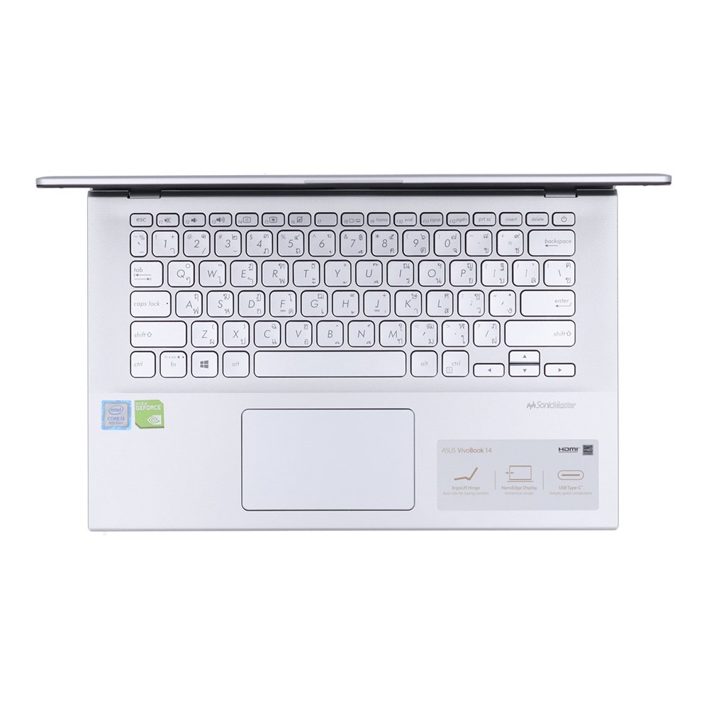 ขายถูก NOTEBOOK (โน้ตบุ๊ค) ASUS VIVOBOOK 14นิ้ว X412FJ-EK215T (TRANSPARENT SILVER)