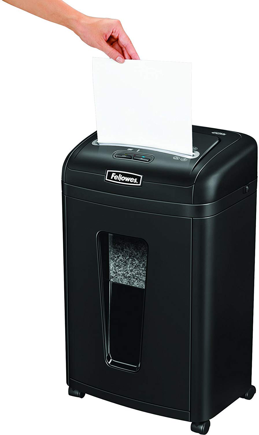 ขายถูก เครื่องทำลายเอกสาร Fellowes 450MS ครั้งละ 7 แผ่น ( Micro Cut ) ( ตัดละเอียดแบบเล็กพิเศษ)