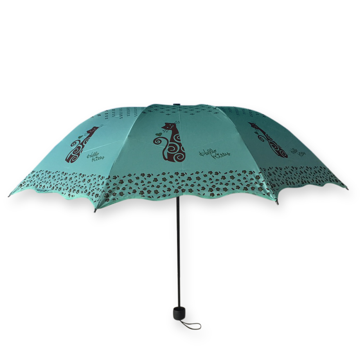 ร่มโค้งแฟชั่นยูวีดำรหัส 8034