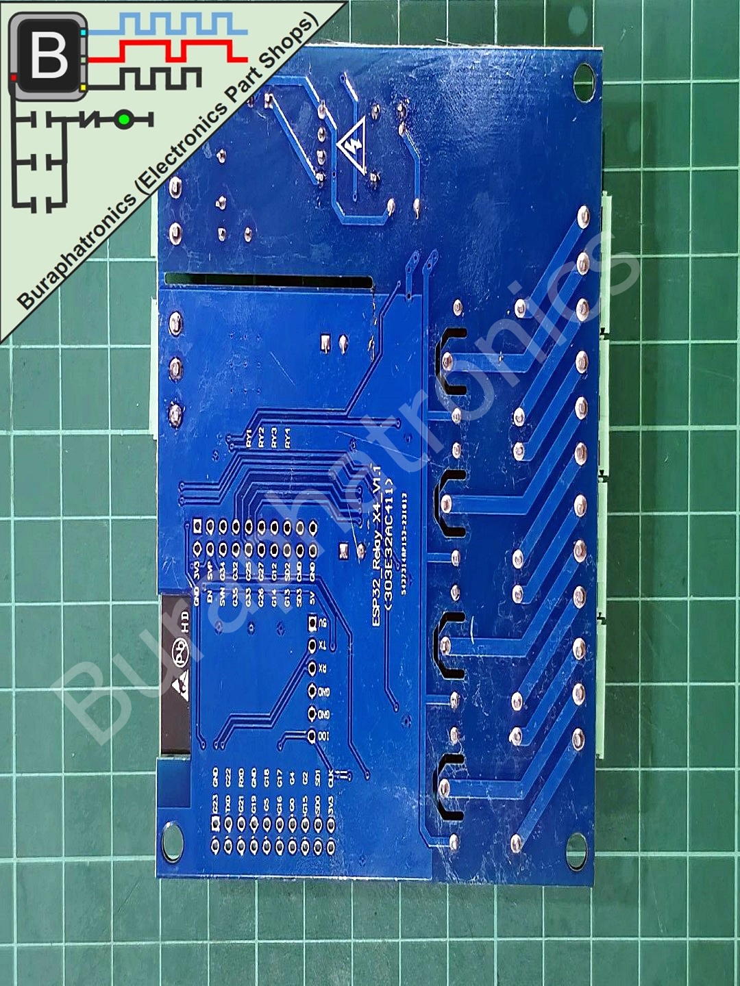 ESP32 WIFI Relay 4 Channel 5-60VDC / 220VAC (บอร์ด ESP32 + Relay 4 ช่อง)