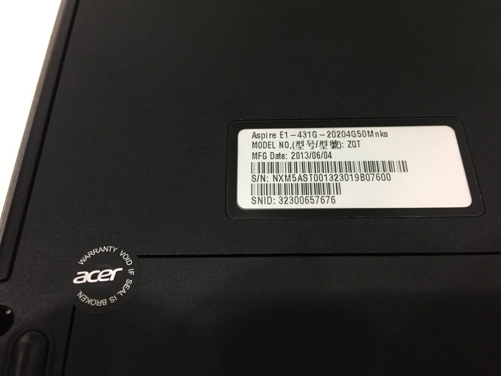 ACER Aspire E1-431G