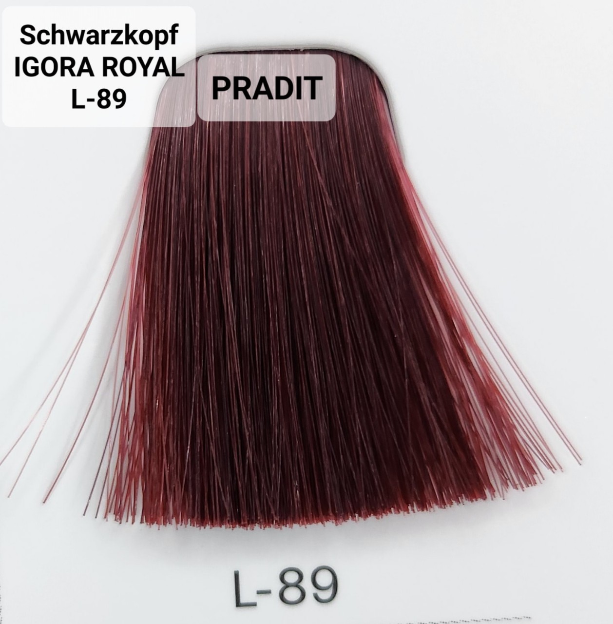 Schwarzkopf Igora Royal ครีมย้อมผม อีโกร่า รอยัล เบอร์ L-89 (60ml) 80 กรัม