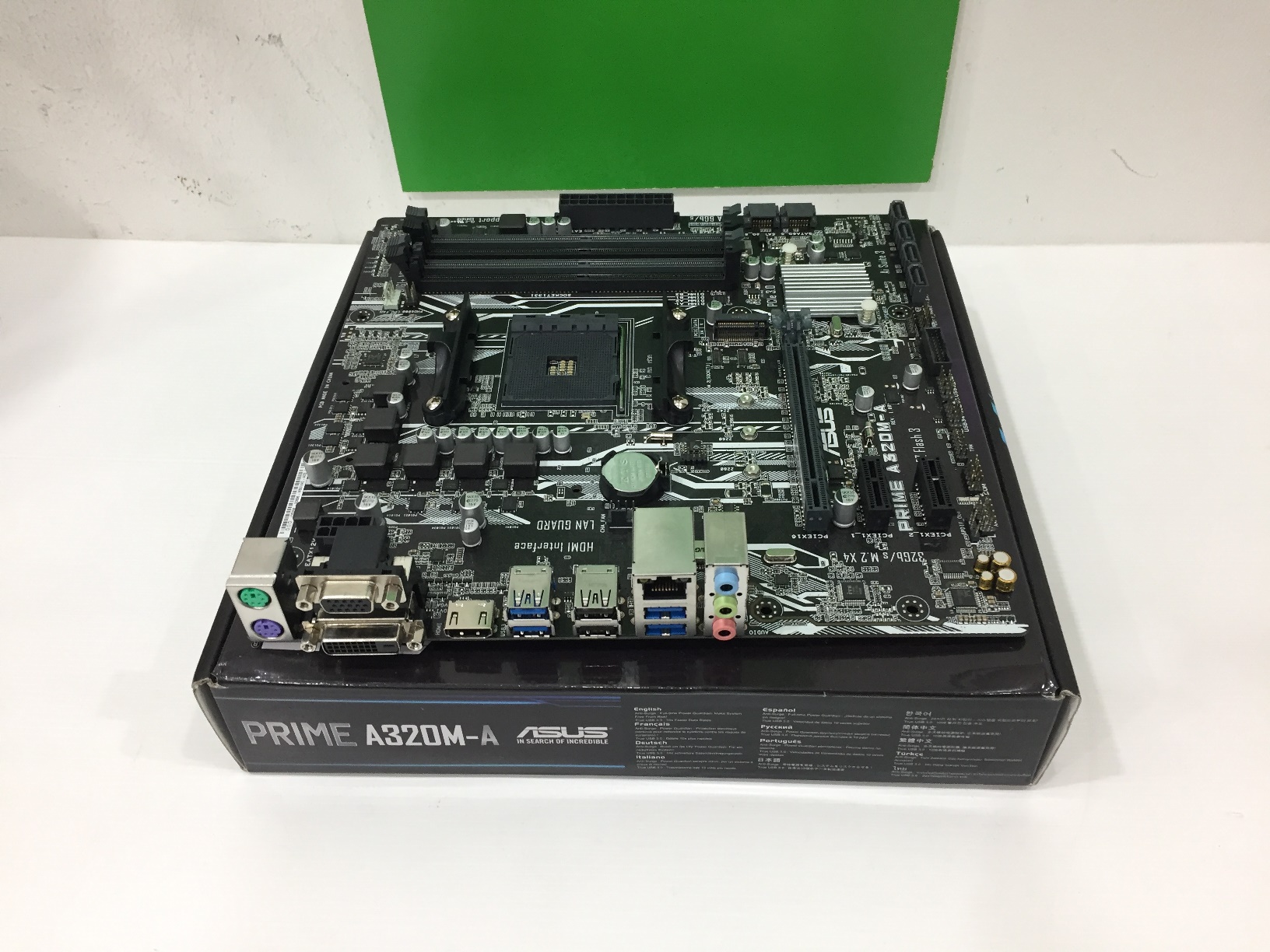 ASUS Prime A320M-A ประกัน3ปี ไม่มีฝาหลัง