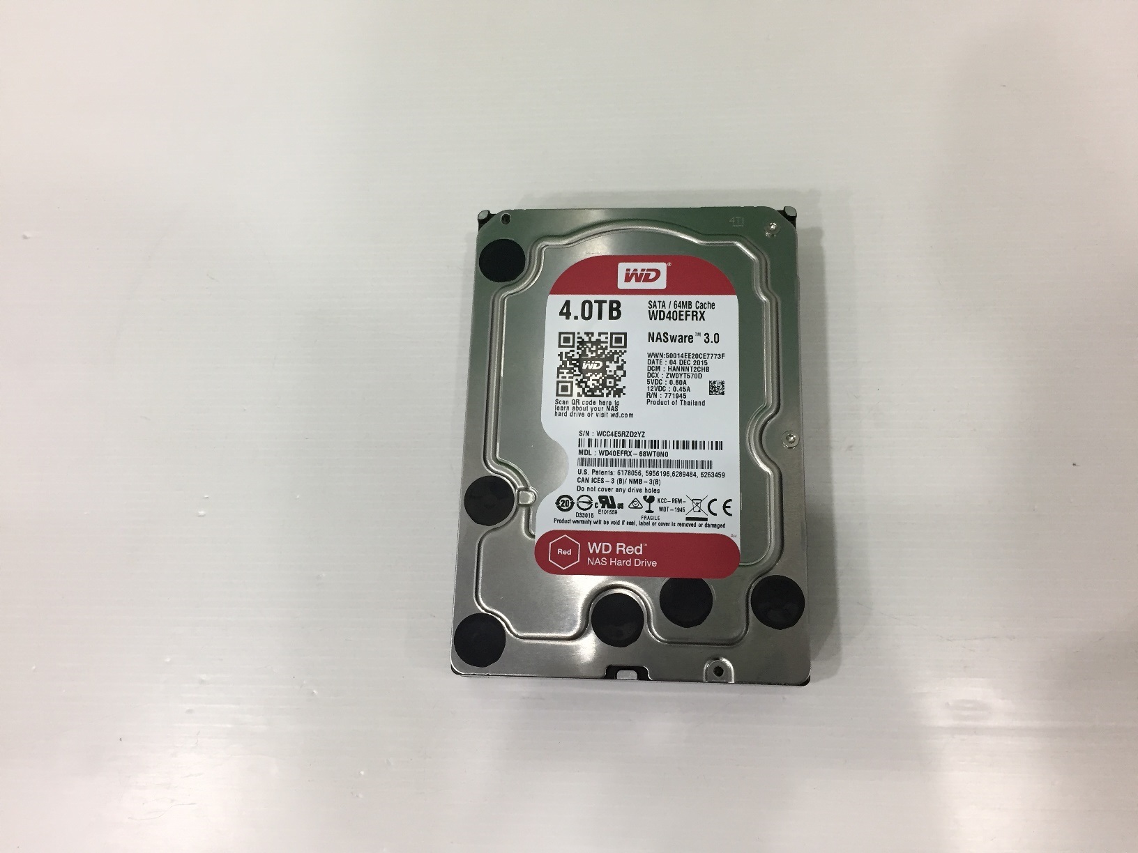 4.0 TB HDD WD NAS RED SATA-3 (WD40EFRX)