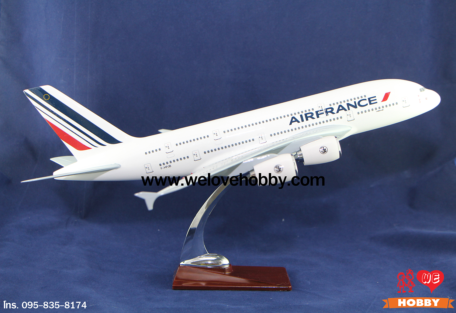โมเดลเครื่องบิน Air France (Airbus A380) ฝรั่งเศส ลำใหญ่
