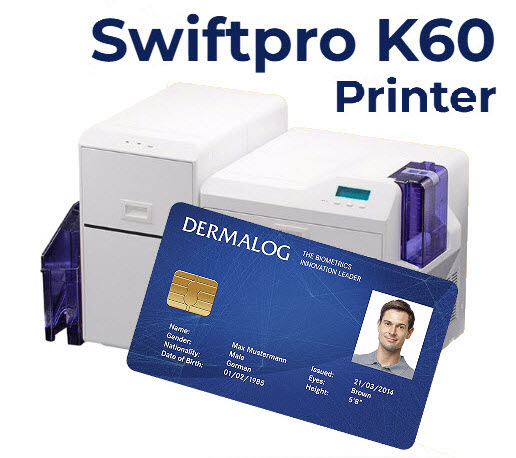 ขายถูก เครื่องพิมพ์บัตร K60 DOUBLE-SIDED RETRANSFER CARD PRINTER (รับประกันเครื่อง 2 ปี )