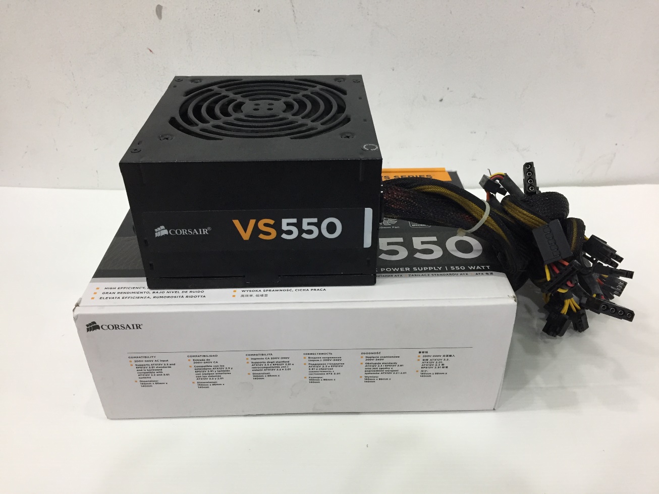 Corsair VS550 550W. 80+ 12/2018