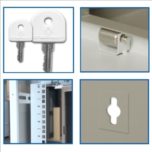 ขายถูก 19" GERMANY G1-60512 Wall Rack 12U (60x50x59cm)