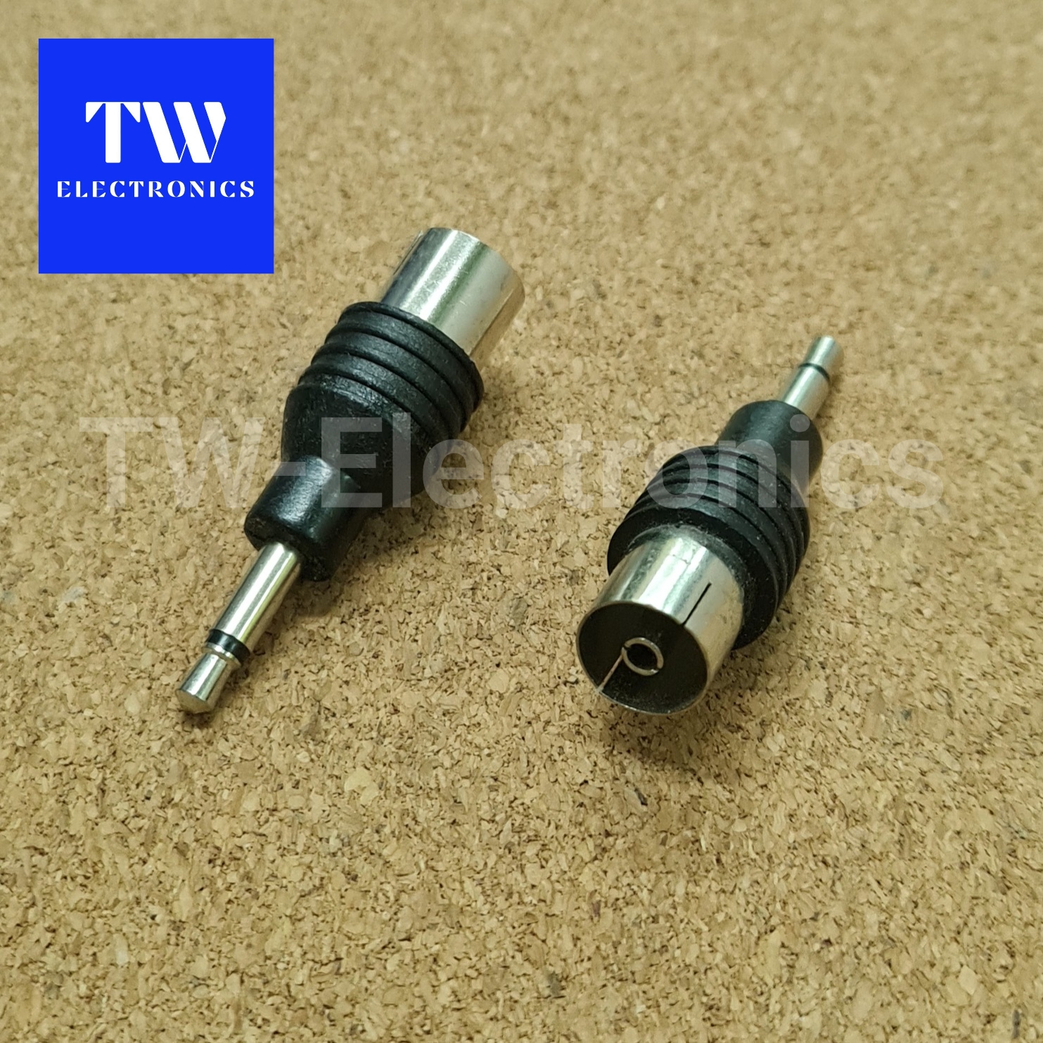 3.5mm Mono ตัวผู้ / หัวเสาอากาศทีวีRF ตัวเมีย (TRO009)