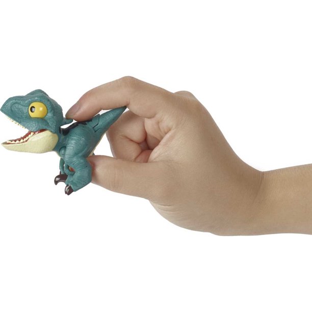 Mattel Jurassic World Snap Squad Attitudes Velociraptor (GXW61) แมทเทล จูราสสิค เวิลด์ ของเล่นแอ็กชั่นฟิกเกอร์ไดโนเสาร์ เวโลซีแรปเตอร์ สีฟ้า