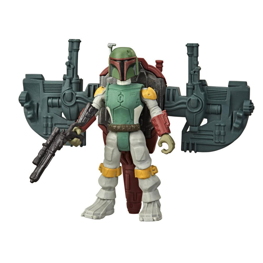Hasbro Star Wars Mission Fleet Gear Class Boba Fett Capture in the Clouds 2.5-Inch-Scale Figure and Vehicle ฮาสโบร สตาร์ วอร์ส หุ่นโมเดลฟิกเกอร์ โบบา เฟทท์ ขนาด 2.5 นิ้ว และ ยานอวกาศ ลิขสิทธิ์แท้