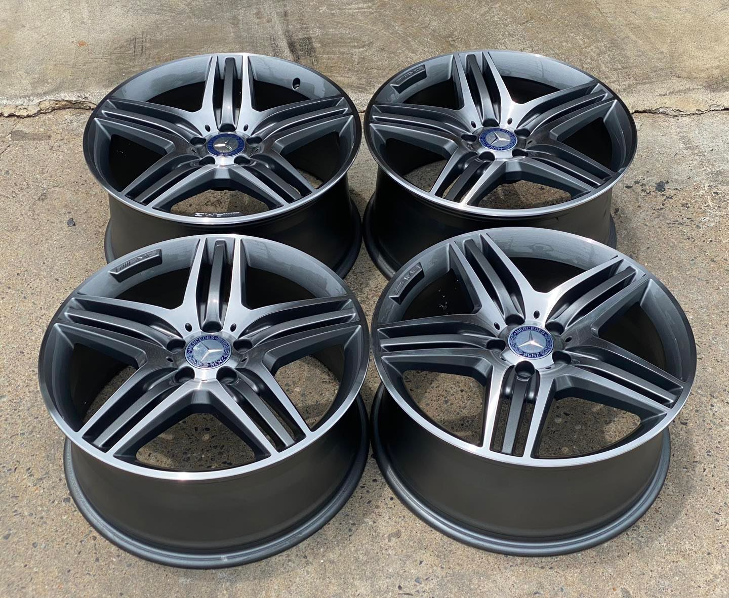 ล้อเบนซ์แท้ AMG ST7 w221 19" S63