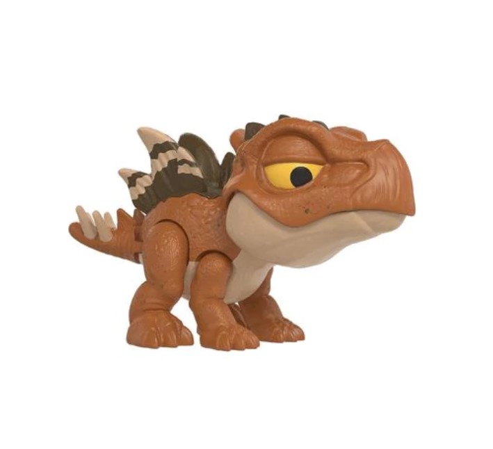 Mattel Jurassic World Snap Squad Attitudes Stegosaurus (HCM18) แมทเทล จูราสสิค เวิลด์ ของเล่นแอ็กชั่นฟิกเกอร์ไดโนเสาร์ สเตโกซอรัส สีส้ม