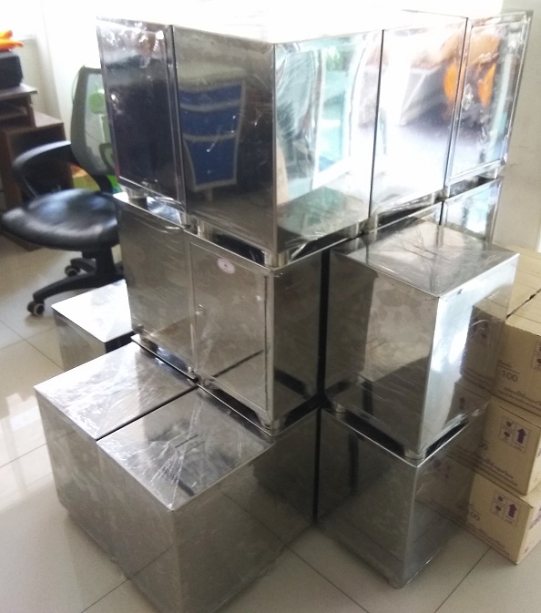 ตู้บริจาคสแตนเลส