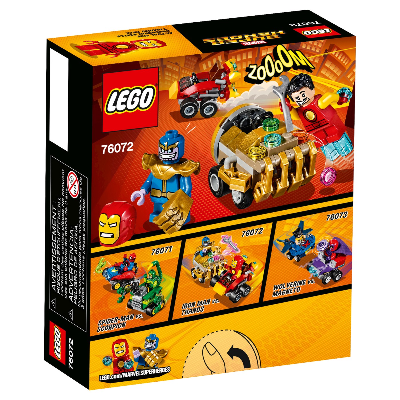 LEGO Marvel Mighty Micros : Iron Man vs. Thanos รุ่น 76072