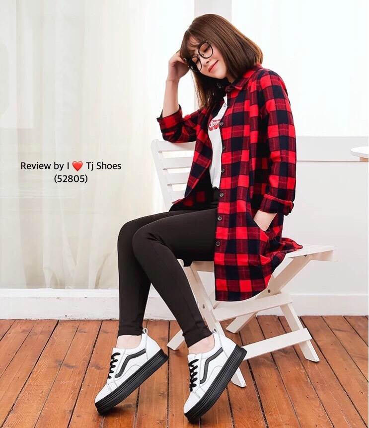 รองเท้าผ้าใบ Style Vans สีทูโทน