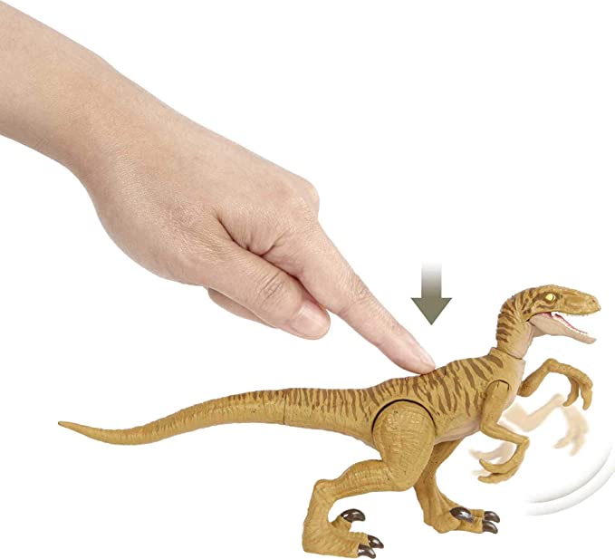 Mattel Jurassic World Savage Strike Velociraptor (HBX32) แมทเทล จูราสสิค เวิลด์ ของเล่นแอ็กชั่นฟิกเกอร์ไดโนเสาร์ เวโลซีแรปเตอร์