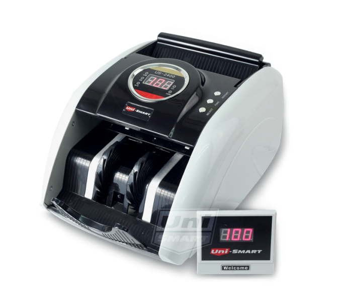 ขายถูก เครื่องนับธนบัตร ตรวจปลอมอัตโนมัติ ยูนิ-สมาร์ท UNI-SMART US-2400