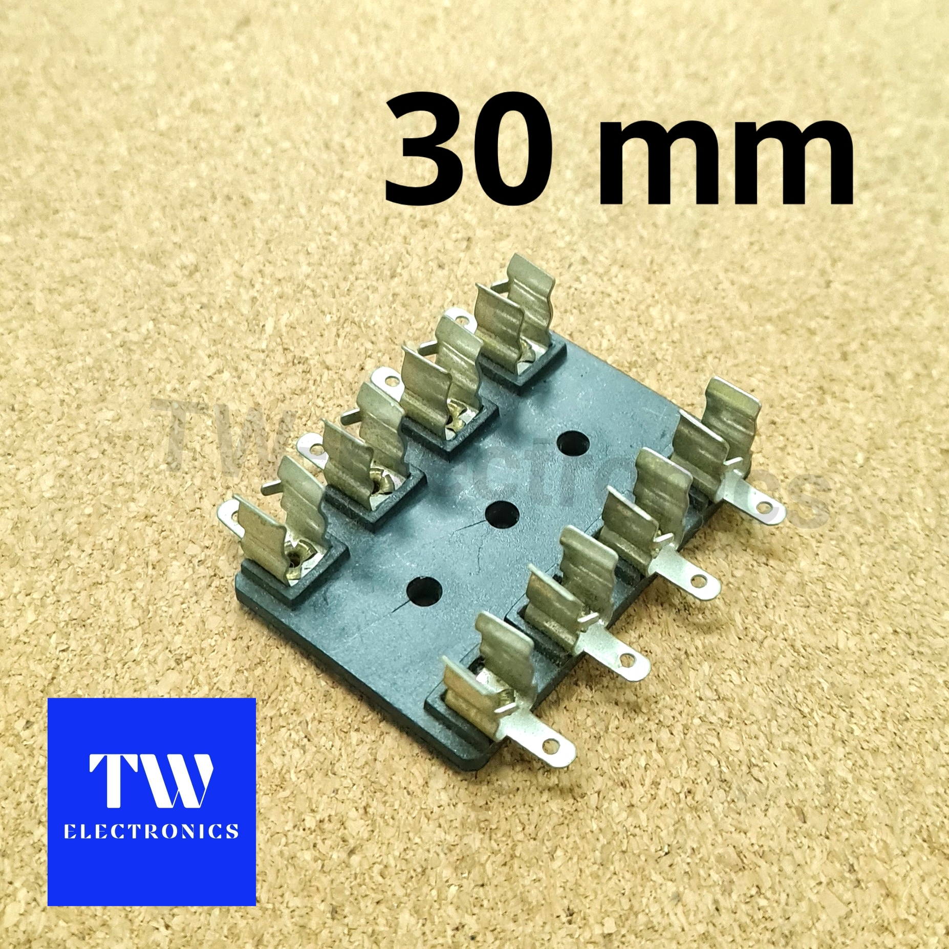 กระบะฟิวส์แก้ว 4 ช่อง (6×30mm) / TFH304