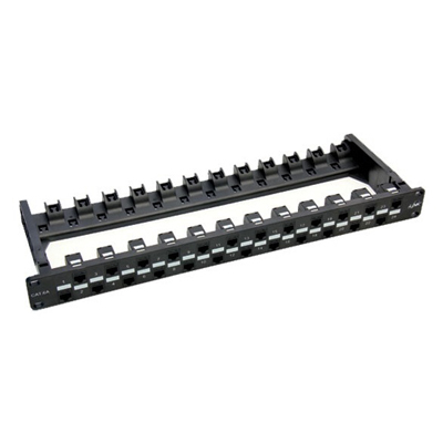 ขายถูก LINK CAT6A PATCH PANEL 24 PORT,Polymer Panel (แผงกระจายสายมีเหล็กจัดสายและติดป้ายชื่อได้)