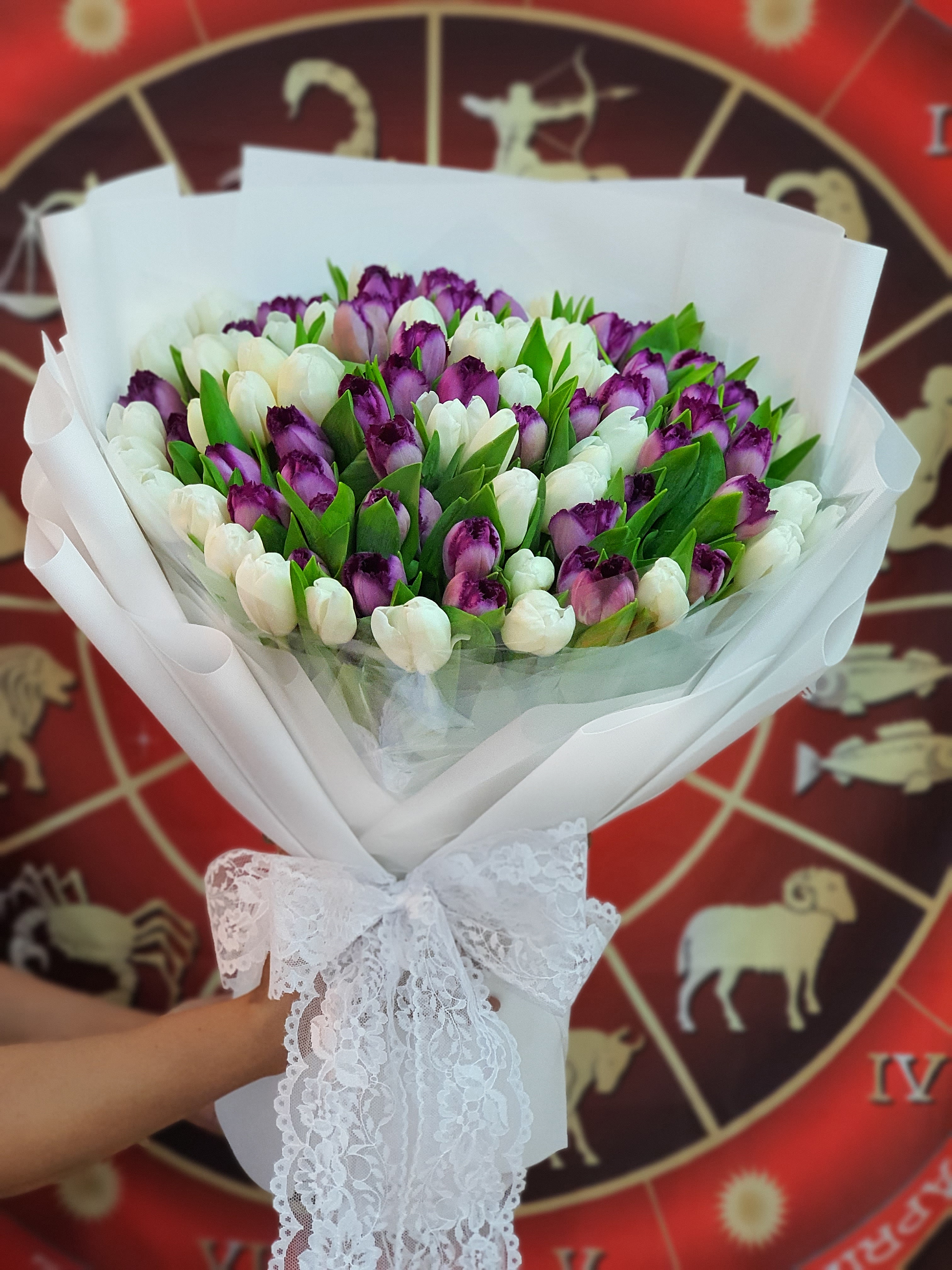 ช่อดอกทิวลิป100ดอกสวยๆ