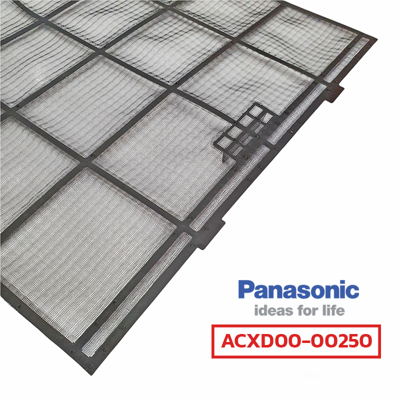 ฟิลเตอร์แอร์ PANASONIC แผ่นกรองแอร์ ACXD00-00250 แผ่นกรองฝุ่น พานาโซนิค (18,000 - 24,000 บีทียู)